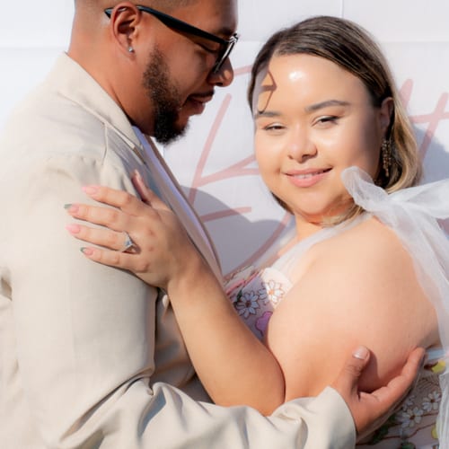 A wedding portrait