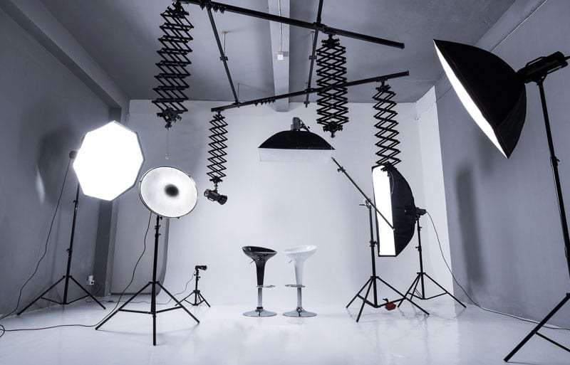 In the studio